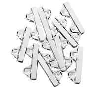 SHINEOFI 10 pièces Poulies pour Porte Coulissante Verre Roulettes Inoxydable Résistantes Corrosion avec Arrêt et Guide Sol pour Vitrine
