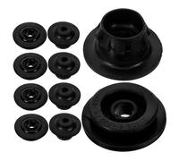 SHINEOFI 10 Pièces Set de Silentblocs Caoutchouc pour Support de Radiateur Auto Amortisseur de Vibrations et Bruit Compatible Supérieurs Inférieurs