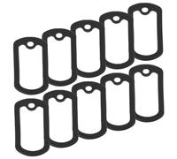 SHINEOFI 10 pièces Silicone Covers for Military Dog Tags Noise-reducing Id Tag Protectors Lightweight and for Dogs
