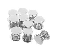 SHINEOFI 10 pièces Socle Figurine à Ressort Métal avec Adhésif Double Face pour Poupées Secouantes DIY Accessoires Solides et Compacts pour Tableau de Bord