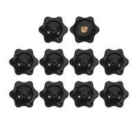 SHINEOFI 10 Pièces Star Knob With Nut Threaded Hand Grip For Machinery And Tools Ergonomic Clamping Knob For Secure Assembly And Adjustable Tightening
