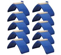 SHINEOFI 10 pièces Support de Perchoirs Bois Naturel pour Oiseaux et Pigeons de Grands Perchoirs Solides pour Perroquets et Petits Animaux Sûr et Décoratif pour Balcon et Cage