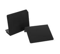 SHINEOFI 10 pièces Tableaux Noirs de Table Réutilisables Tableaux Effaçables pour Affichage de Messages Étiquettes de Table Pratiques pour Boutique Bureau et Maison
