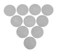 SHINEOFI 10 Pièces Têtes de Rechange pour Râpe à Pied Électrique, Coussinets Abrasifs en Abs pour Enlever Peau Morte et Callosités, Accessoire Réutilisable pour Soin des Pieds