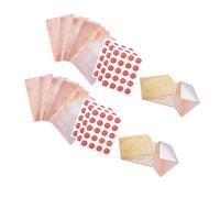 SHINEOFI 100 Ensembles Papier à Lettre Rétro avec Enveloppes et Autocollants Papier Ligné Absorbant Encre pour Manuscrite de Vœux et Messages Personnels Ensemble de Papeterie Vintage