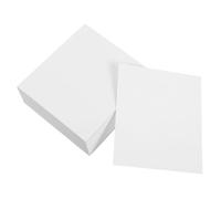 SHINEOFI 100 Marque-Places Pliables Blancs Unis 10 X 9 CM - Lot de 100 Cartes Nominatives à Imprimer ou Écrire à la Main - pour Mariage Fête D’Anniversaire et Décoration de Table