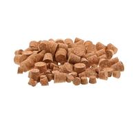 SHINEOFI 100 Pièces Bouchons en Liège Finition sans Bavure Coniques en Bois et Joint Hermétique pour Bouteilles Artisanales pour Usage Cuisine et Stockage