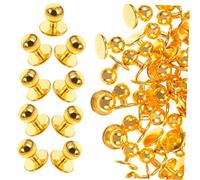 SHINEOFI 100 pièces Boutons pour Veste de Chef Plastique Boutons de Couture Pratiques pour Vêtements de Travail Costume de Chef Kit DIY Polyvalent pour Vêtements et Accessoires