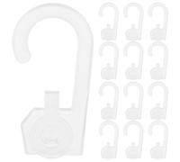 SHINEOFI 100 Pièces Crochet Plastique en J pour Chapeau et Moufles, Pp, à | Usage Maison et Voyage, Forme Question, Prise Ferme, Gain de Place, Organisation Simple et Élégante