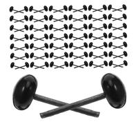 SHINEOFI 100 Pièces Glass Craft Eyes for Needle Felting Realistic Doll Animal Toy Making Safe Fit