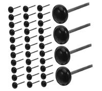 SHINEOFI 100 Pièces Glass Safety Eyes for Needle Felting Dolls Animal Crafts DIY Plush Toys