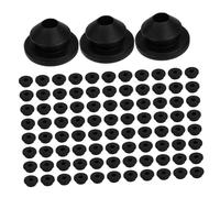 SHINEOFI 100 pièces Grommets Caoutchouc Protection de Câbles pour Installation Intérieure et Extérieure Résistants Aux Intempéries Idéaux pour Structures Métalliques et Prévention Abrasion