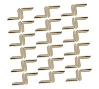 SHINEOFI 100 Pièces Lot de Protège Coins Doré pour Albums et Carnets Protections Dangle Triangulaires Vintage Laiton Dangle Décoratifs pour Scrapbooking et Journaux