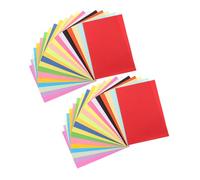 SHINEOFI 100 pièces Lot Papier Origami Double Face Coloré pour DIY Art Pliage Papier Craft Facile à Plier Projets Créatifs Famille et Loisirs