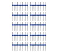 SHINEOFI 100 Pièces Machine à Coudre à Double Aiguille Aiguilles de Machine à Coudre Modèle C01-005-00170 Métal Bleu Kit de Pointes Compatible Usage घरेलू
