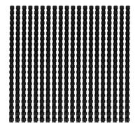 SHINEOFI 100 Pièces Peignes de Reliure Noirs en Plastique 21 Trous 6mm | Sécurité de Manipulation, Diamètre Intérieur Uniforme, Bords Lisses, pour Rapports, Banques, Étudiants, Carnet