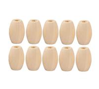 SHINEOFI 100 Pièces Perles Naturel DIY pour Fabrication Bijoux Surface Lisse avec Bracelets Macramé Décoration Maison Accessoires Artisanaux