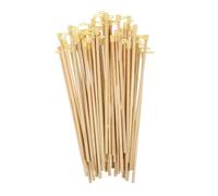 SHINEOFI 100pièces Bâtons Bambou pour Lanternes Japonaises Style Traditionnel Manche à Suspendre Accessoires Décoratifs pour Lanternes Suspendues Et Bricolage