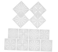 SHINEOFI 12 feuilles Pochoirs Délicats Toile Araignée Ensemble de Modèles Réutilisables pour DIY Peinture et Décoration Murale