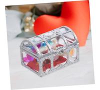 SHINEOFI 12 Pièces Boîtes à Bonbons Coffre Au Trésor Plastique Boîtes à de Mariage Élégantes pour et Bijoux Décoration Romantique pour Fête