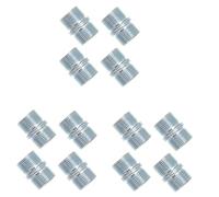 SHINEOFI 12 pièces Double Head Steel Shelf Support Nut For Poles Connector For Storage Rack Replacement And Strong Endurance