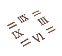 SHINEOFI 12 Pièces Roman Numerals Wooden Clock Numbers For DIY Wall Clock Shapes For Living Home Decor Artistic And Adaptable Craft Accessories