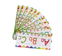SHINEOFI 12Pcs Alphabet pour Enfants Apprentissage ABC pour Enfants Flashcards pour Cartes De Lettres Numéro Décoration Murale Maternelle Alphabet Mural Lettre