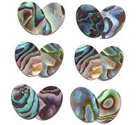 SHINEOFI 12pièces Cabochons Demi-ronds Ormeau Pour Bijoux Diy Cabochons Perles Décoratives Ovales Lot