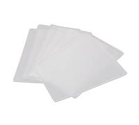 SHINEOFI 12pièces Couverture Transparente Pour Porte-carte Identité Porte-bus Et Avec Finition Mate Polie
