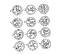 SHINEOFI 12pièces Ornements Suspendus Du Pendentif Pendentif Adorable Mode De Soi-même Ornements Pour Fabrication De Bijoux