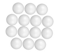 SHINEOFI 14 Pièces Boules Polystyrène Blanches pour Décoration DIY Projets Scolaires Arrangements Floraux Sculptures et Ornements de Noël