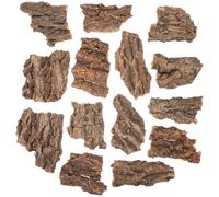 SHINEOFI 14 Pièces Cachette Décor Plateforme Reptiles Écorce Naturelle et pour Polyvalent pour Terrarium pour Geckos Serpents Habitat Terrestre