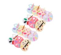 SHINEOFI 14 Pièces Charm de Palette Résine Accessoires de Décoration pour Téléphone Épingles à Cheveux et Bijoux Charms Résine Plat à Création Diy Style Cartoon