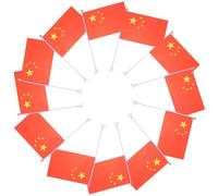 SHINEOFI 15 Mâts de Drapeau à Ventouses en Plastique Blanc Kit de Remplacement pour Mât de Drapeau de Voiture Ensemble de 15 Pièces de Fenêtre pour Décoration Extérieure et Automobile