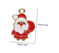 SHINEOFI 150 pièces Breloques de Noël Alliage Mini Pendentifs DIY Accessoires Bijoux Charms pour Colliers Bracelets Clés Décoration Festive