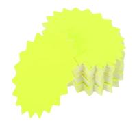 SHINEOFI 150 Pièces Étiquette de Prix Fluorescente pour Magasin avec Support Robuste pour Affichage Clair et Visible les Supermarchés et Commerces