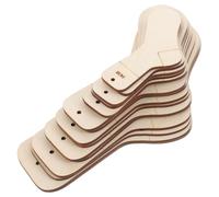 SHINEOFI 16 Outils De Tricot En Bois Pour Chaussettes Moules De Présentation Extenseurs De Chaussettes En Bois Pour Le Crochet Et Le Tressage Kaki