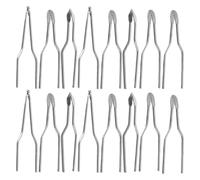 SHINEOFI 16 Pièces Embout de Brûleur Prise en Main Confortable en Alliage de Nickel Résistant Chaleur pour Pyrogravure Bois pour Travaux Artistiques Intensifs