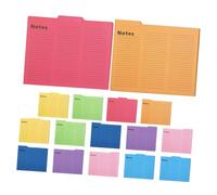 SHINEOFI 16 Pièces Organisateur de Dossiers Papier Classeur et Portable Protège Documents pour Bureau École et Maison Rangement des Fichiers