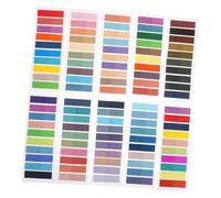 SHINEOFI 18 Ensembles Tabs Auto Adhésifs Colorés pour Indexation Marque Pages Écrits Multi Couleurs pour Étudiants Notes et Lecture Autocollants pour Organisation et Classement