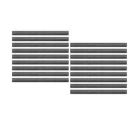 SHINEOFI 18 Pcs Électrode de Graphite Noire pour Électrolyse et Expériences Chimiques Surface sans Bavure et Haute Résistance la Température, pour Laboratoires et Étudiants