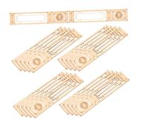 SHINEOFI 18 Pcs Miniature Écran Chinois Accessoires Décoratifs Durables pour Maison de Poupée Modèle de Scène DIY avec Détails Réalistes et Design Culturel Traditionnel