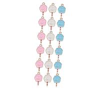 SHINEOFI 18pièces Pendentifs Forme De Guimauve Pour Fabrication De Bijoux Charms Kawaii Pour Créations Manuelles