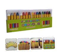 SHINEOFI 1ensemble Crayons De Peinture Visage Couleurs Peinture Corporelle Lavable Pour Garçon Fille Pour Halloween Et Fêtes Et Facile à Utiliser
