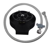 SHINEOFI 1Ensemble Laveuse De Verre Automatique Inoxydable Rinceur Multi Usage Pour Évier De Cuisine Avec Jets Eau à Haute Pour Bar Et Restaurant