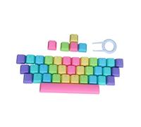 SHINEOFI 1Ensemble Set de Keycaps Arc Pbt pour Clavier Mécanique à Usure Facile à Installer Protection Accessoires Personnalisés