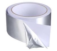 SHINEOFI 1rouleau Ruban Adhésif Alu Résistant Chaleur pour Réparation Isolation Etanchéité de Câbles et Conduits
