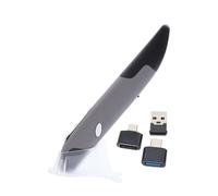 SHINEOFI 2.4g Pointeur Optique USB sans Fil Forme De Stylo avec Support Réglable Et Souris Pen pour Tablette Pc Portable Bureau Gris