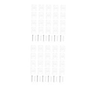 SHINEOFI 2 Ensembles Agrafe De Miroir Clips Suspendus Miroir Clips De Retenue Miroir Clips De Miroir en Verre Clips De Suspension Miroir Transparent Clips De Miroir Transparents Plastique