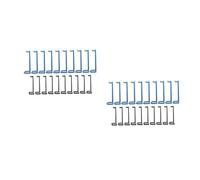 SHINEOFI 2 Ensembles Écarteur De Branches pour Arbres Fruitiers Kit De Petits Grands Bleus Outil De Jardinage Flexible pour Modélisation Étalement des Branches 20 Pièces * 2
